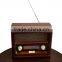 vintage bluetooth wooden radio