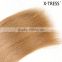 14" 70g blond straight Best seller excellent quality clip on human hair weft/weave/weaving manufacturer sale