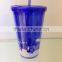 023 plastic straw mug