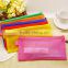 Customized mesh inner pvc pencil case with compartments