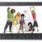 VCAN1116 10 inch portable ATSC LCD TV monitor 800 x 480 digital HD screen
