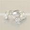 New Model Wedding Silver S925 Cheap Italian Rings With Clear Cz