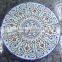 Semi Precious Stone Inlay Dinning Table Marble Inlaid White Table Top