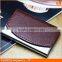 Business affairs brown PU leather credit card holder name card case for business men and promotional gift