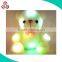 Custom soft plush toys teddy bear stuffed light up teddy bear plush toy