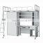 Good Price School Furniture Metal Bunk Bed with Computer Table