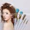 Unique handle for beauty makeup 5/10pcs spiral makeup brushes set