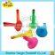 Colorful horn toy with whistle horn toy