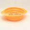 Bamboo silicone Collapsible Storage Bowls with Lids