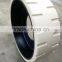 China manufacturer 410x130 white color solid rubber tires for trailers for cleaning food factory