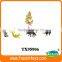 bulk mechanicals plastic animal toys, plastic forest animal toy set