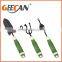 Professional cheap 5pcs metal garden tool set with soft plasti handle