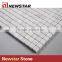 Newstar White Marble Honed Bathroom Backsplash Shower Walls Tile Mosaic