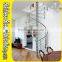 Indoor Stainless Steel Handrail Spiral Staircase Decorative Spiral Stairs