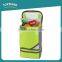 Custom color small two layer thermal lunch box bag, tote kids insulated lunch bag