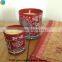 glass jars with white colour lids