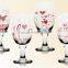 6oz 8oz 10oz 12oz christmas halloween colro printing ice cream glass cup goblet