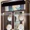 BISINI New Classic Gold Foil Carving Display Dining Cabinet