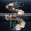 Black Egg Storage Rack Basket with Wooden Handle
