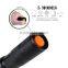 High quality Strong Light bright rechargeable tactical flashlight