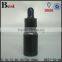 5ml 15ml 20ml 30ml black frosted glass dropper bottle empty essential oil black frosted glass dropper bottle cosmetic package