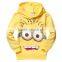 2015 despicable me 2 minion boys clothes girls nova shirts child Spring hoodies Tops & Tee minions