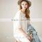 hot sale high quality girls 100% organic cotton white t shirt