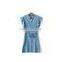 China ready goods wholesale latest design tencel casual denim dress