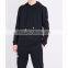 2017 New Fashion Custom Strip Men Hoodies Out Label Long Sleeve Medium Size Drawstring Hoodies Rbbed Panel Sleeve