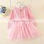 New Design Baby Grils Sweater Lace Dress for Autumn or Winter