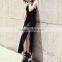 Cotton Black Slip Backless Halter Neck Sexy Summer Dress