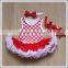 Wholesale 2015 Baby Girl Infant 3pcs Clothing Sets Tutu Romper Dress/Jumpersuit+Headband+Shoes