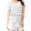 Striped Polka Dot Pajamas Set