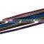Purple clear Rhinestones Leather Cord Flat Jewelry PU Rope
