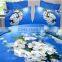 Luxury 100% Polyester 3D Reactive Printed home bedding set