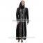 3 color rhinostone muslim dress/ admire muslim islamic fashionable abaya kaftan dresses