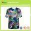 Polyester men T-shirt with printing