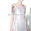 Metallic Silver  Fashion Dress in Slim Fit