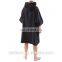 Unisex 100% Cotton Surf Changing Robe Beach Hooded Surf Poncho In Towel For Adult