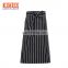 Cheap different types cooking kitchen aprons with logo custom