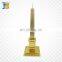 tower shape custom gold plated trophy