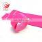 2018 pink customized printed hook and loop cable tie