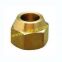 Brass Forged Nut, brass fitting, brass connection nut
