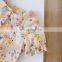Baby Lapel Romper Summer Dress 2020 New Baby Girl Floral Bag Fart Dress Newborn Short-sleeved Romper