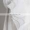 TWOTWINSTYLE Patchwork Ruffle Turtleneck Lantern Long Sleeve Loose Blouse For Women 2020