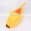 SM L XL Velvet Foam Banana Dog Cat Pet Kennel House Bed