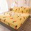 Amazon Hot Selling Customized Elastic Super Soft Cartoon Cute Printing 100%Cotton Fitted Bed Sheet Set For Living Room