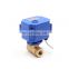 3 way ball electric motorised control valve  for irrigation
