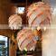 Latest Design Pine Cone Wooden Pendant Lamp wood pendant lighting wholesale factory supplier for home decor hotel dinner room