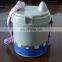 2Liter popcorn plastic bucket with lis and strip